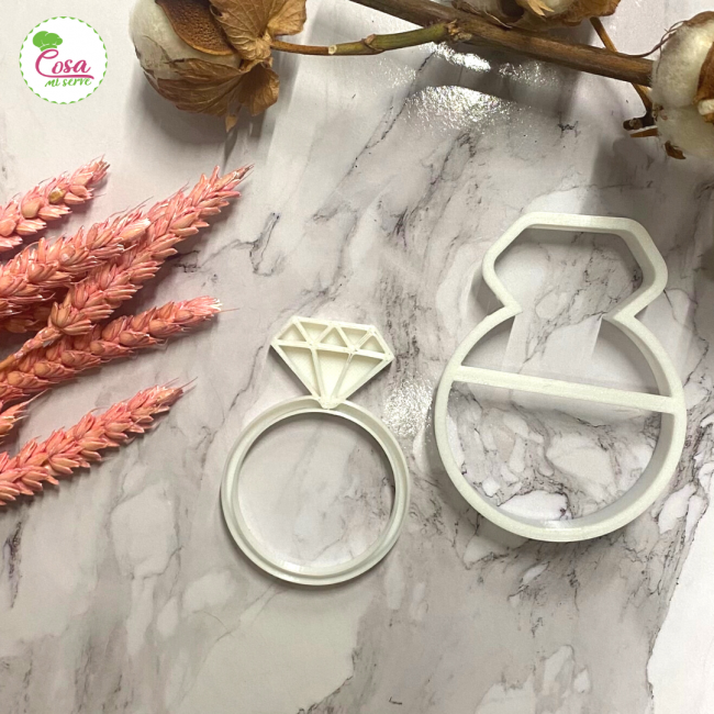 Stampo Anello a fiore + tagliabiscotti