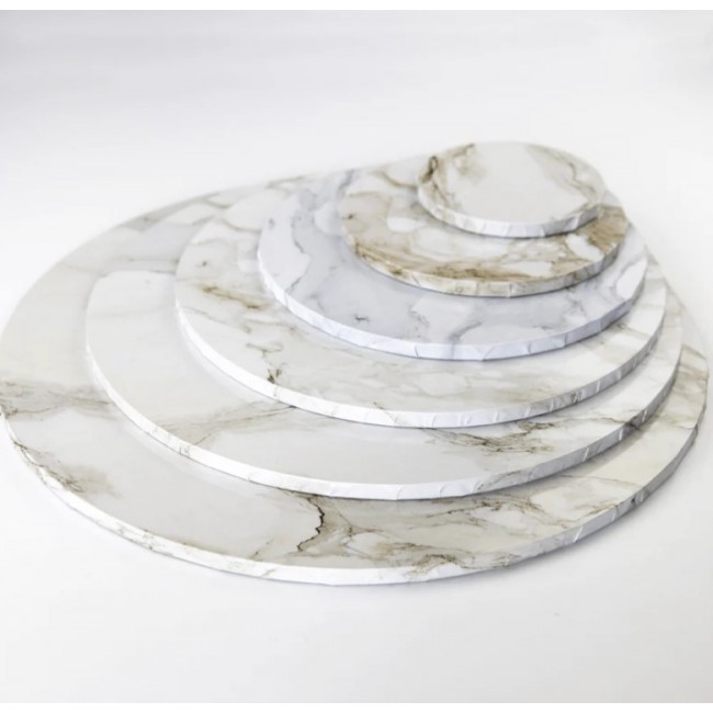 Sottotorta cakeboard effetto Marmo diametro 30 spessore 4mm