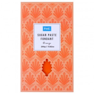 Pasta di zucchero Fondente Orange 250 gr 