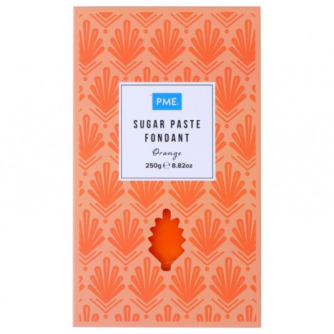 Pasta di zucchero Fondente Orange 250 gr