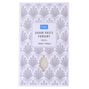 Pasta di zucchero Fondente White 250 gr 