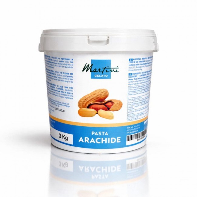 PASTA PURA DI ARACHIDE - MARTINI LINEA GELATO 3 Kg PASTA PURA DI ARACHIDE - MARTINI LINEA GELATO 3 Kg