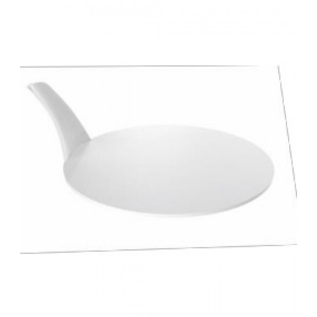 Vassoio BIJOU con Manico Bianco Diametro 9 Vassoio BIJOU con Manico Bianco Diametro 9