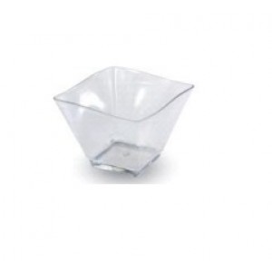 Bicchierino Quadro Onda Trasparente