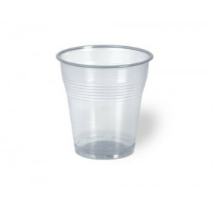 Bicchiere per bevande in plastica trasparente da cc 166