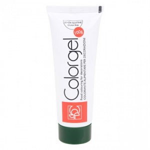 Colorante alimentare gel Verde Bosco da gr. 100 senza glutine