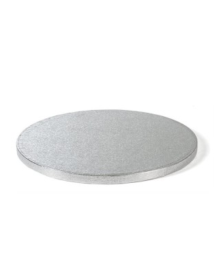 Sottotorta Cakeboard Silver diam. 33 H1.2 Cm 13inch