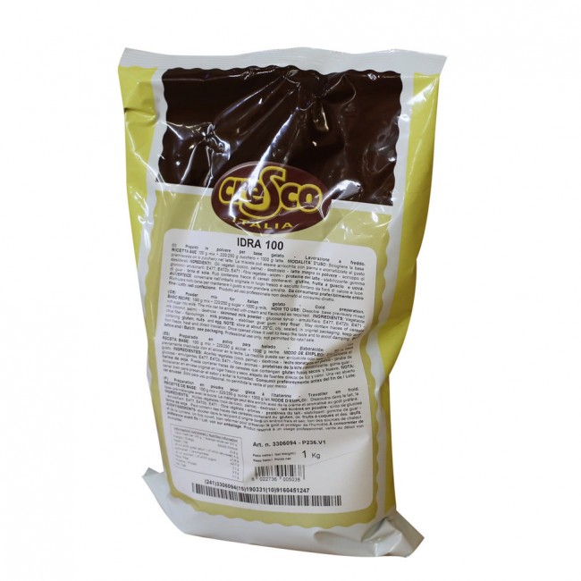 Base per gelato a freddo IDRA gusto latte da kg 1 Base per gelato a freddo IDRA gusto latte da kg 1