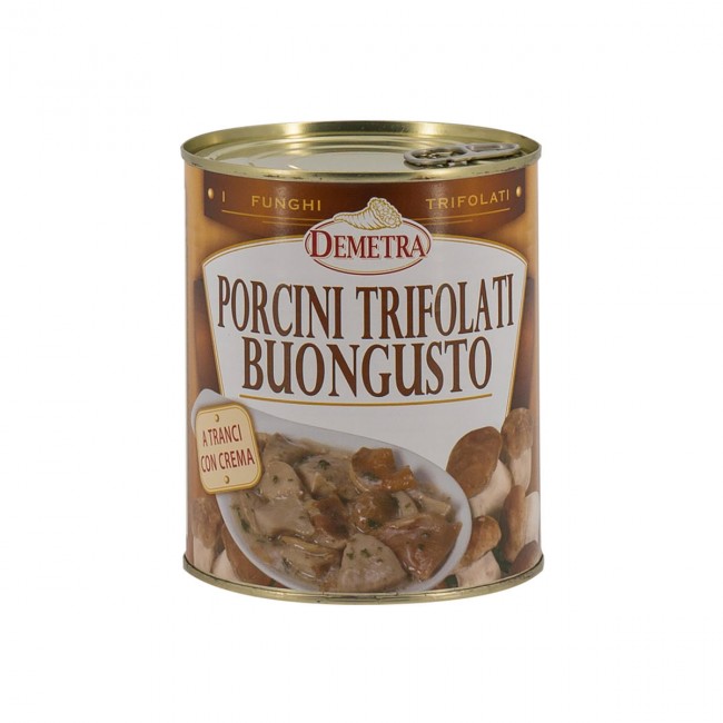 Funghi porcini trifolati con crema gr 800 