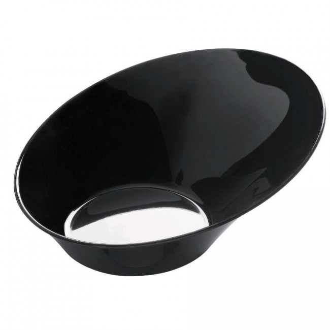 Coppette Sodo monouso in plastica da 50cc nera bianca e trasparente confezione da 50 pz.