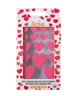 Cuori in zucchero Pz.16