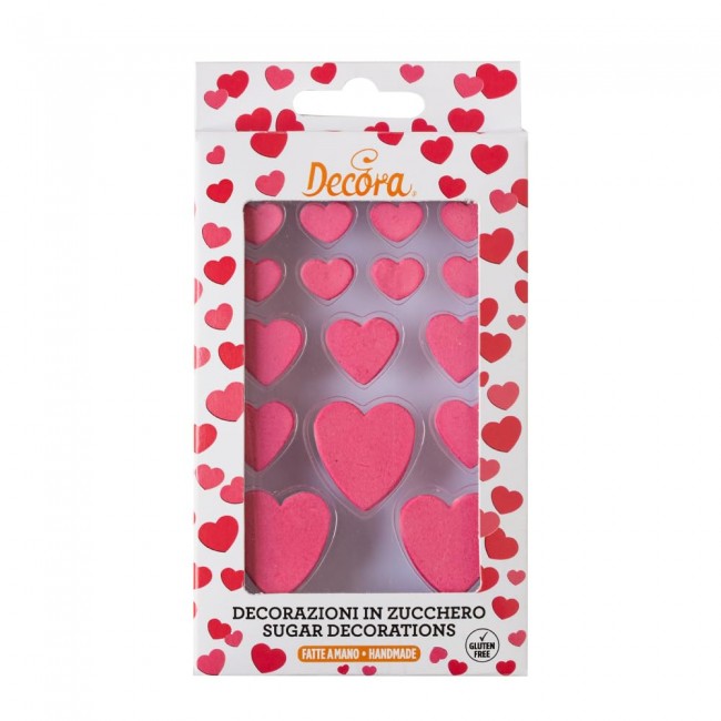 Cuori in zucchero Pz.16