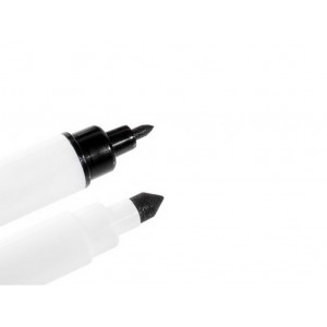 Pennarello doppia punta col. Nero 4PZ