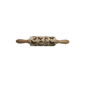 Stampo con farfalle Mattarello in legno
