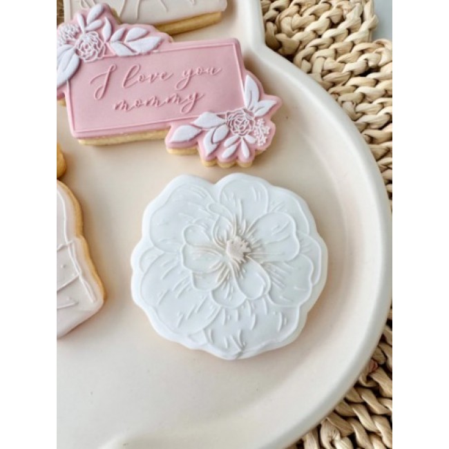 Stampo Biscotto Fiore elegante - modele 3