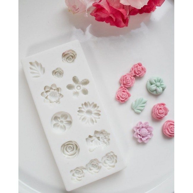 Stampo in silicone fiori