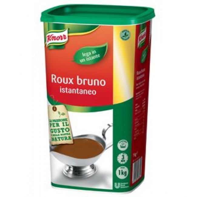 Base legante Roux Bruno istantaneo granulare 1 kg Knorr