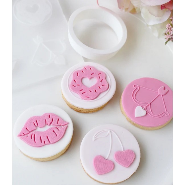 Stampi + tagliabiscotti Mini elementi di San Valentino