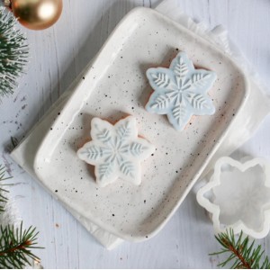 Taglia biscotto e timbro Mini fiocco di neve Taglia biscotto e timbro Mini fiocco di neve