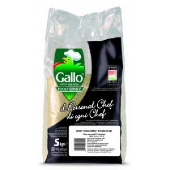 Riso parboiled per risotti Gallo da 5 kg