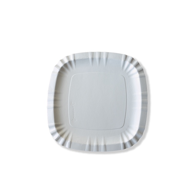 Piatto Pizza Quadrato in carta da 600 pezzi