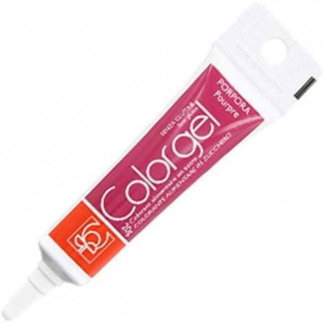 Colorante alimentare gel Porpora da gr.20 senza glutine