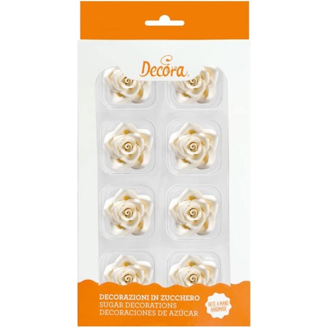 Rosa media bianca Pz 8