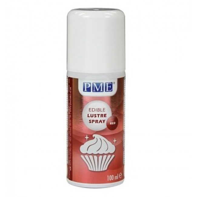 Spray per lustro commestibile - Rosso 100 ml