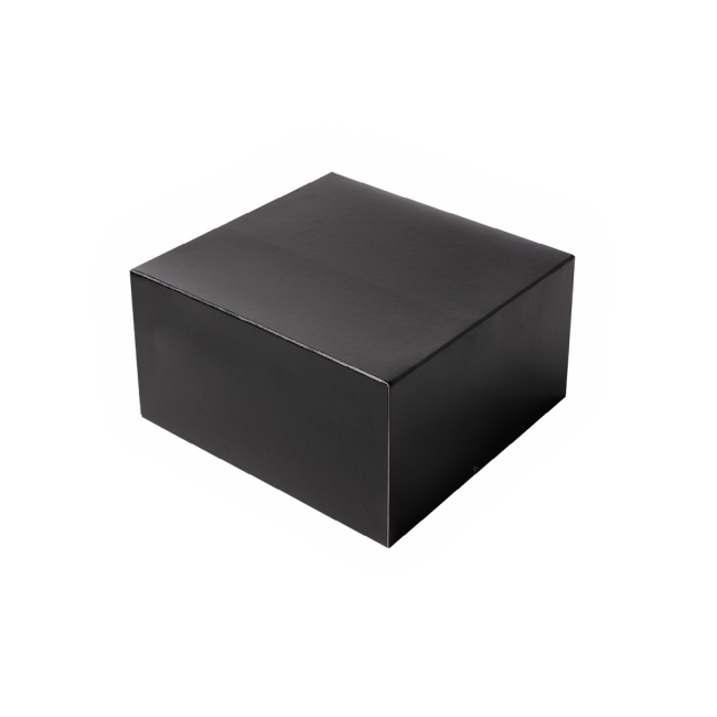 Scatola a 6 angoli cm33x33x10 Colore Nero Scatola a 6 angoli cm33x33x10 Colore Nero