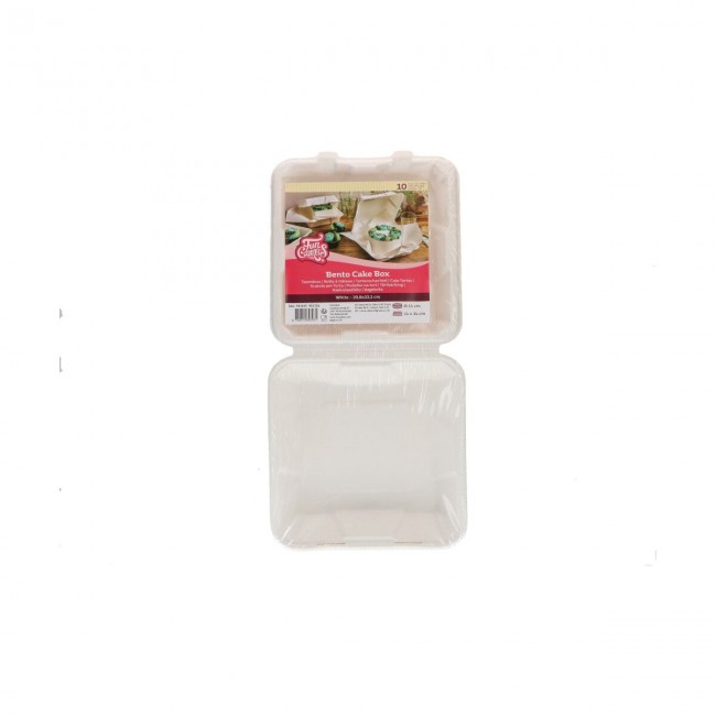 Scatola per dolci FunCakes Cake Box Bianco 20,8x22,1 cm pk/10