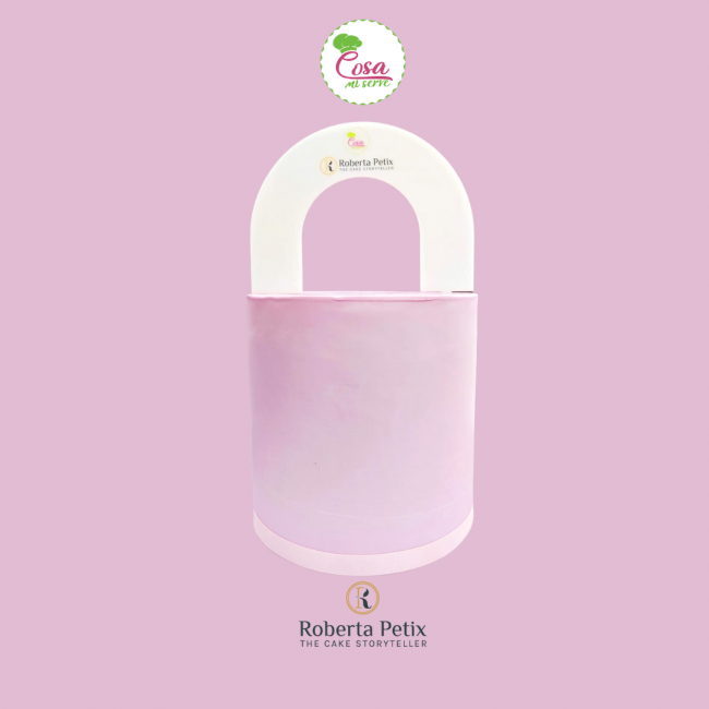 Guida al cake topper Arcobaleno 14x12cm spes.4.5cm