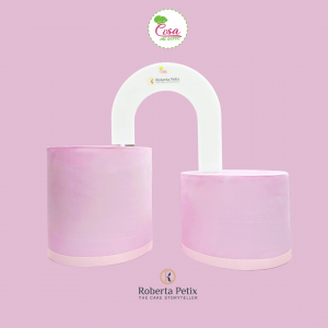 Guida al cake topper Arcobaleno 21x21x15cm spes.4.5cm