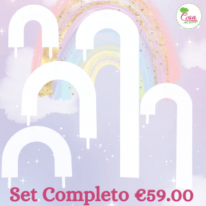Set Completo Guida al cake topper Arcobaleno Set Completo Guida al cake topper Arcobaleno