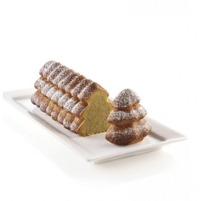 STAMPO IN SILICONE Albero  BUCHE SAPIN -  250X89 H 87 MM