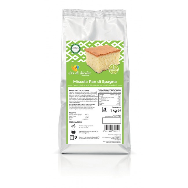 Miscela Oro Pan di Spagna Gluten Free