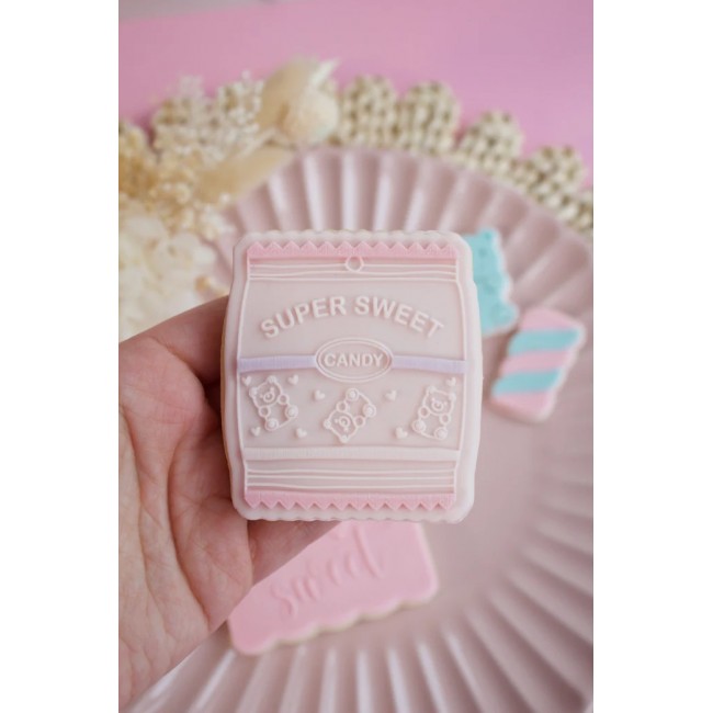 Taglia biscotto e timbro Pacchetto di bonbon