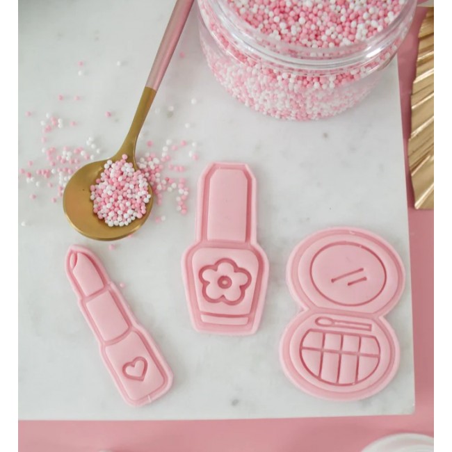 Stampo biscottino Trio mini trucco Stampo biscottino Trio mini trucco