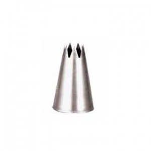 Beccuccio BOCCHETTA ACCIAIO INOX FORO STELLA  DIAM. 11 SENZA BORDO