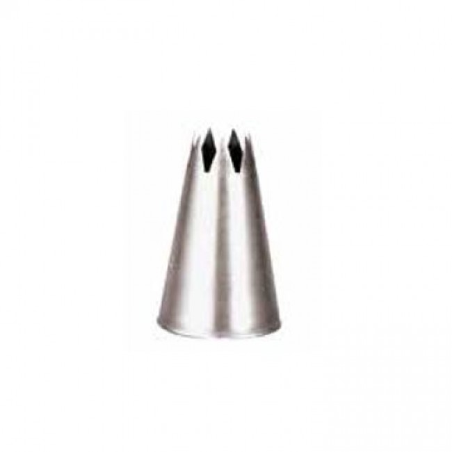 Beccuccio BOCCHETTA ACCIAIO INOX FORO STELLA  DIAM. 11 SENZA BORDO