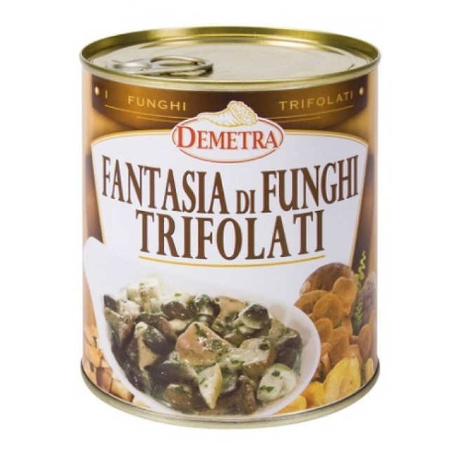 Funghi champignon trifolati tartufati gr 800