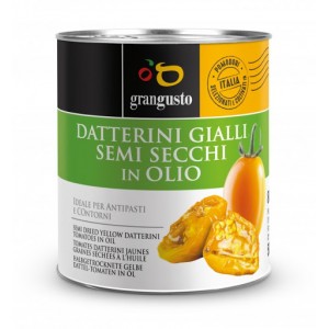 Pomodori datterino giallo semi secco da 800 gr
