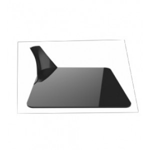 Vassoio BIJOU con Manico Nero 8x8