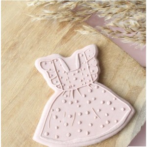 Taglia biscotto + timbro Vestito per bambina