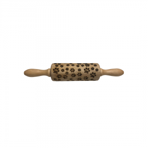 Stampo con zampe cagnolino Mattarello in legno 